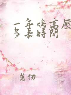一年鸡高压锅炖多长时间