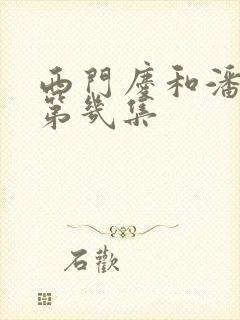 西门庆和潘金莲第几集