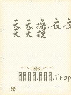 天天操,夜夜爽天天摸