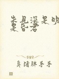 朱见深是明君还是昏君