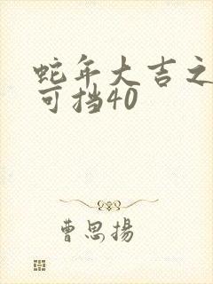 蛇年大吉之婚不可挡40