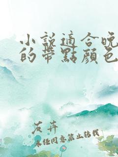 小说适合晚上看的带点颜色