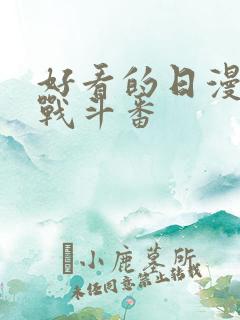 好看的日漫推荐战斗番