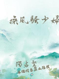 操风骚少妇的