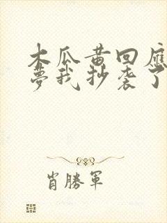 木瓜黄回应白日梦我抄袭了吗