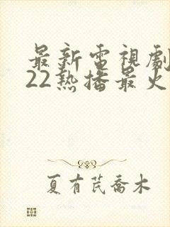 最新电视剧2022热播最火剧谍战剧