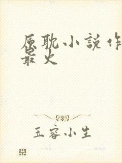 原耽小说作者谁最火