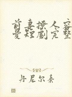 前妻撩人容总超爱短剧完整版免费观看