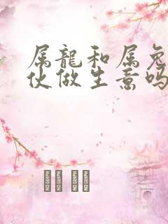 属龙和属兔能合伙做生意吗