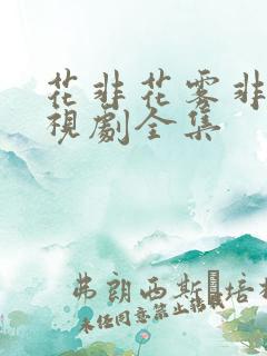 花非花雾非雾电视剧全集
