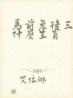 马前兔后三合狗什么生肖