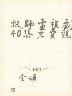飘帅电视剧连续40集免费观看全集