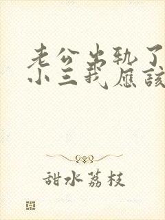 老公出轨了面对小三我应该怎么做