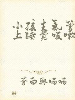 小孩支气管炎晚上睡觉咳嗽不停