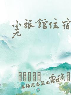 小旅馆住宿20元