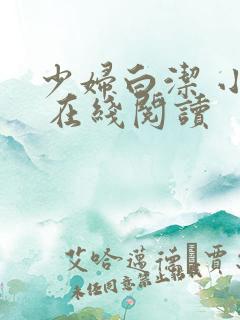 少妇白洁 小说 在线阅读