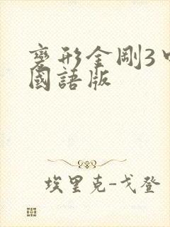 变形金刚3中文国语版