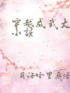 穿越成武大郎的小说