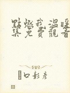 点燃我温暖你全集免费观看完整版