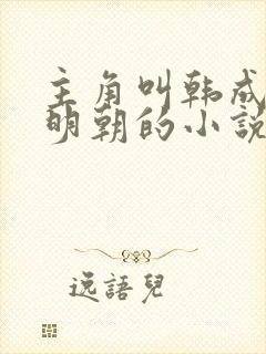主角叫韩成穿越明朝的小说