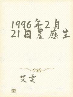 1996年2月21日农历生辰八字