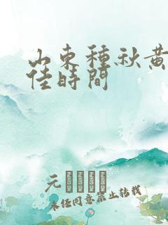 山东种秋黄瓜最佳时间