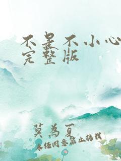 不是不小心原唱完整版