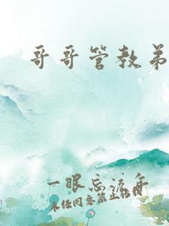哥哥管教弟弟