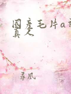 国产毛片a视频真人