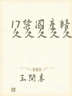 17禁国产精品久久久久久