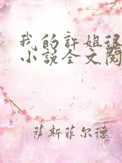 我的许姐很温柔小说全文阅读