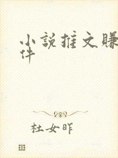 小说推文赚钱软件
