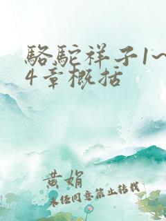 骆驼祥子1~24章概括