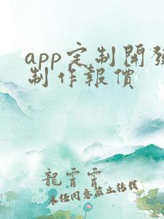app定制开发制作报价