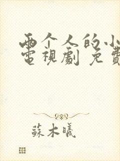 两个人的小森林电视剧 免费