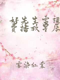 好先生电视剧免费播放星辰影视