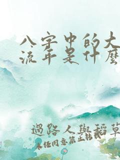 八字中的大运和流年是什么意思