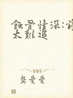 蚀骨情深:前妻太难追