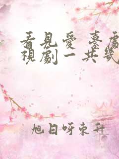 看见爱 台剧电视剧一共几集啊