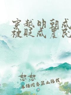 穿越明朝成朱棣被贬成农民