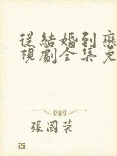 从结婚到恋爱电视剧全集免费观看