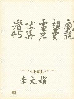 潜伏电视剧全集45集免费观看