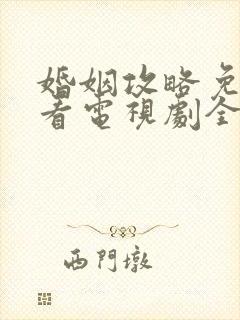 婚姻攻略免费观看电视剧全集完整版