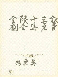 金陵十三钗电视剧全集免费
