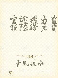 官途权力巅峰小说陆皓免费