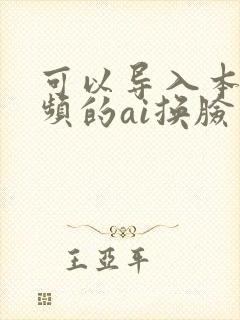 可以导入本地视频的ai换脸