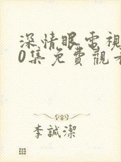 深情眼电视剧20集免费观看全集高清版