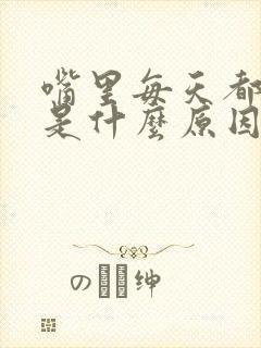 嘴里每天都很苦是什么原因