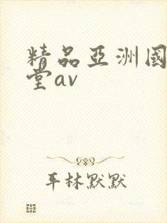 精品亚洲国产天堂av