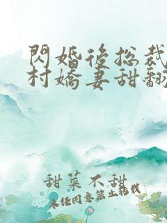 闪婚后总裁的农村娇妻甜翻了观看